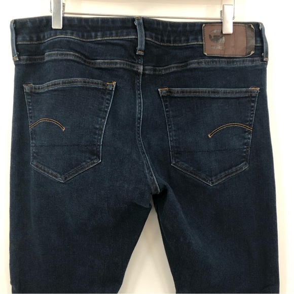 G Star Raw 36x34 3301 Deconstructed Slim Straight Jeans 0310 - Picture 5 of 11